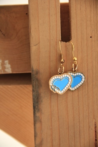 گوشواره Blue Heart - تصویر 2