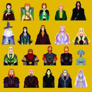 استیکر پک Lord of the Rings1