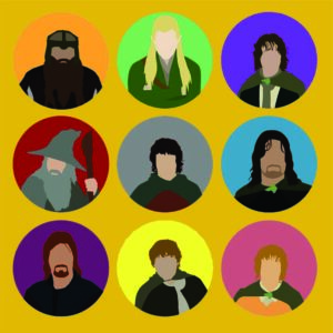 استیکر پک Lord of the Rings2