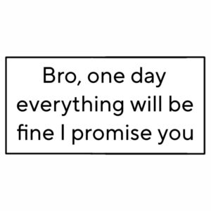 استیکر Bro One Day