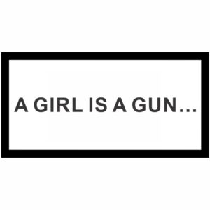 استیکر A Girl Is A Gun
