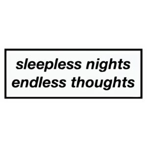 استیکر Sleepless Nights
