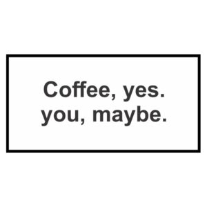 استیکر Coffee, yes