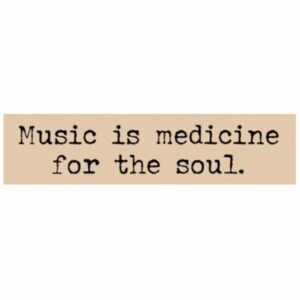استیکر Music is medicine