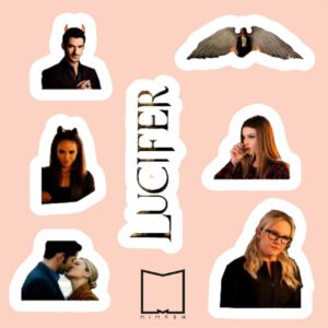 پک استیکر lucifer