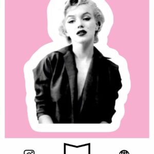 استیکر Marilyn Monroe
