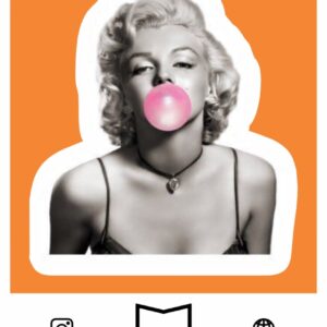 استیکر Marilyn Monroe