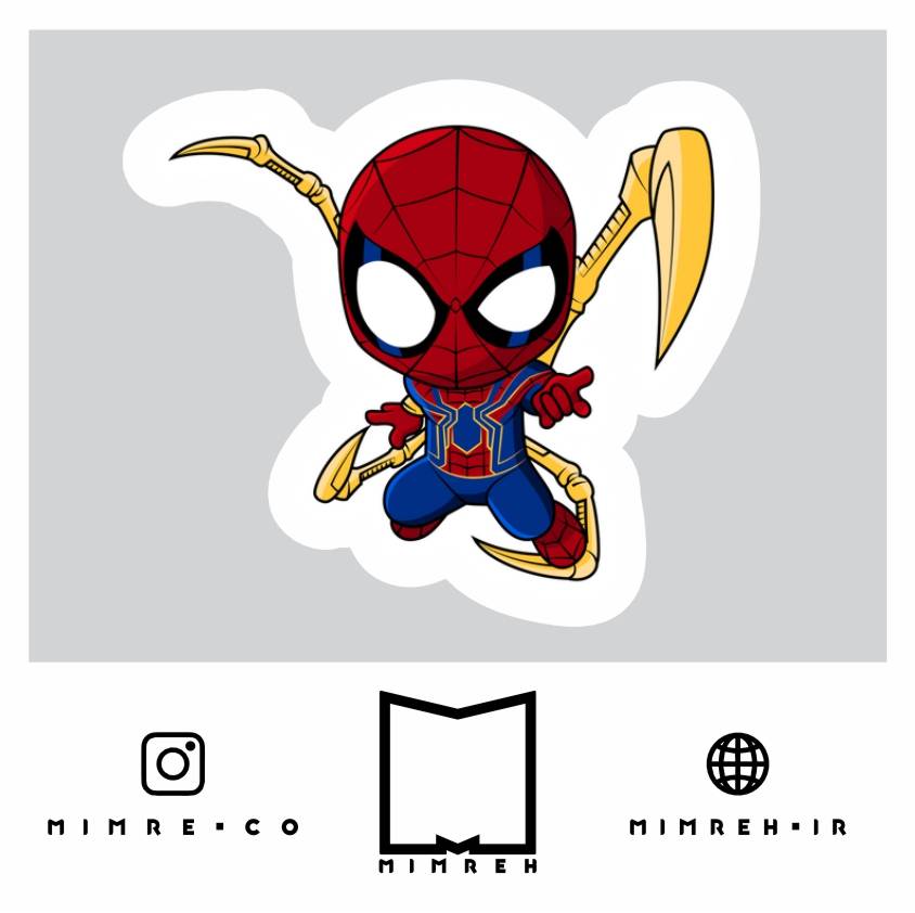 استیکر Spiderman