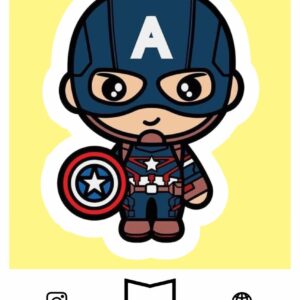 استیکر Capitan america