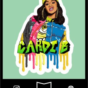 استیکر Cardi B