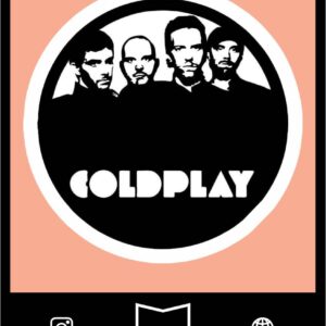 استیکر بند Coldplay