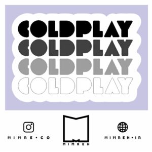 استیکر بند Coldplay