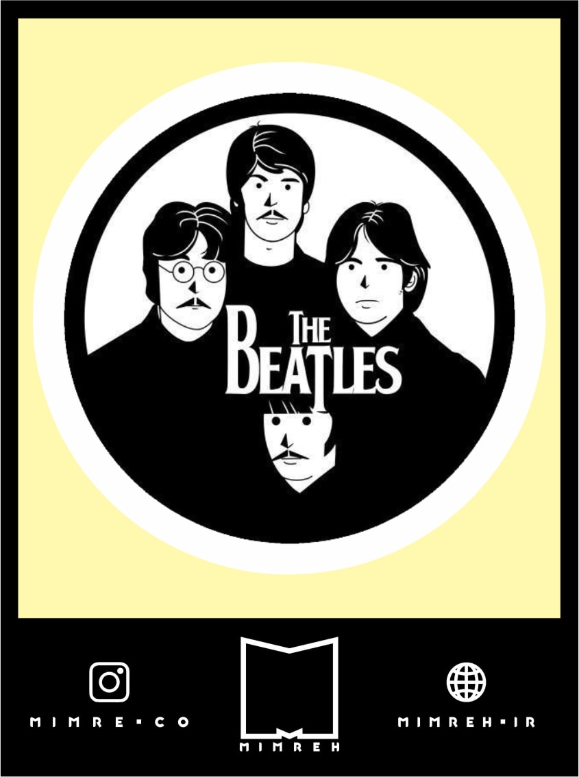 استیکر بند The Beatles