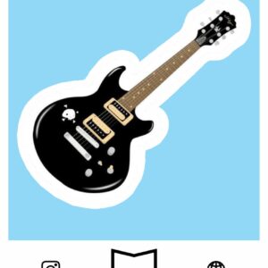 استیکر Guitar