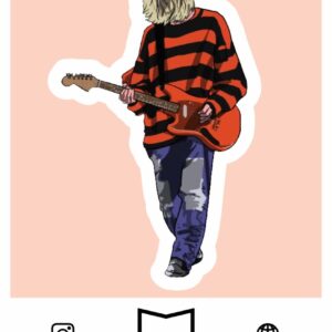 استیکر Kurt Cobain