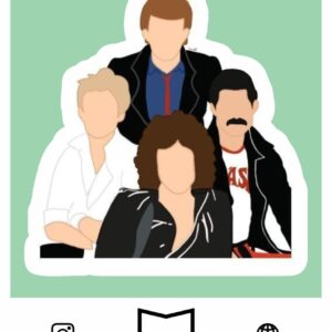 استیکر بند Queen