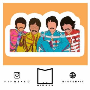 استیکر بند The Beatles