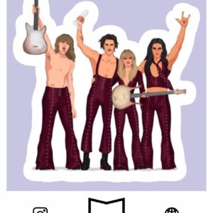 استیکر بند Maneskin