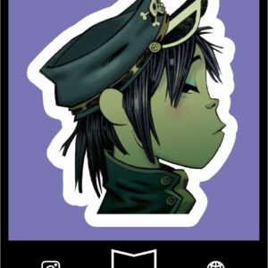 استیکر بند Gorillaz