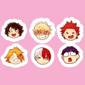 پک استیکر Anime - My Hero Academia 3