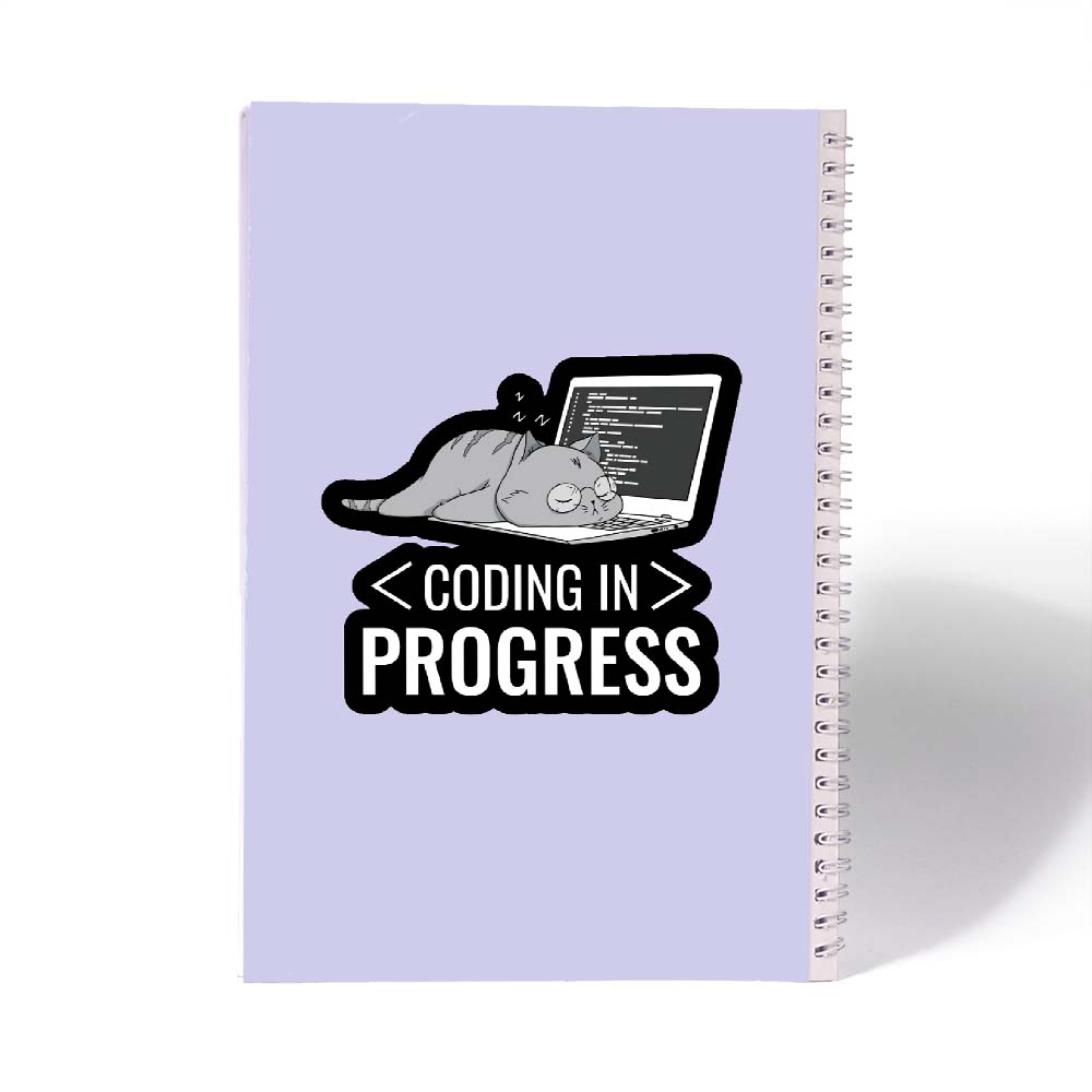 دفتر Coding in Progress