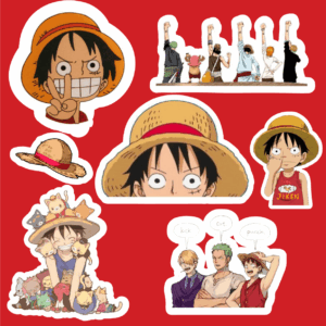 پک استیکر Anime - One Piece 1