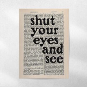 پوستر Shut Your Eyes