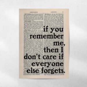 پوستر If You Remember Me