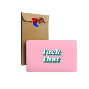 استیکر کارت Fuck That