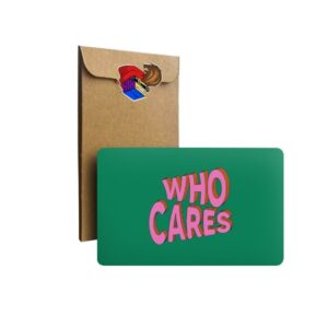 استیکر کارت Who Cares