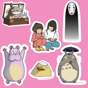 پک استیکر 5 Anime - Spirited Away - No Face