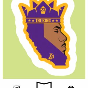 استیکر LeBron James