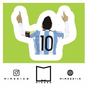 استیکر Messi