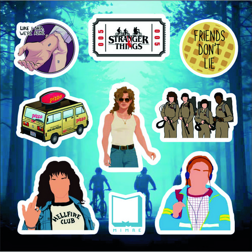 پک استیکر Stranger Things