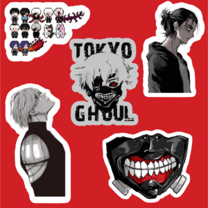 پک استیکر 1 Anime - Tokyo Ghoul (ارسال موشکی سریع)