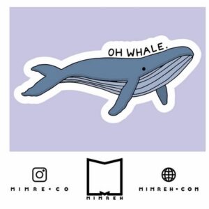 استیکر .Oh Whale
