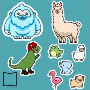 پک استیکر animals1