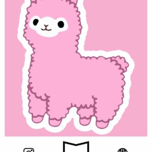 استیکر   Lama