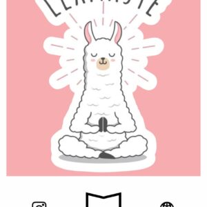 استیکر Yoga Lama