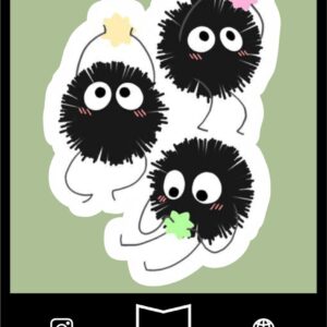 استیکر   Spirited Away Soot Balls
