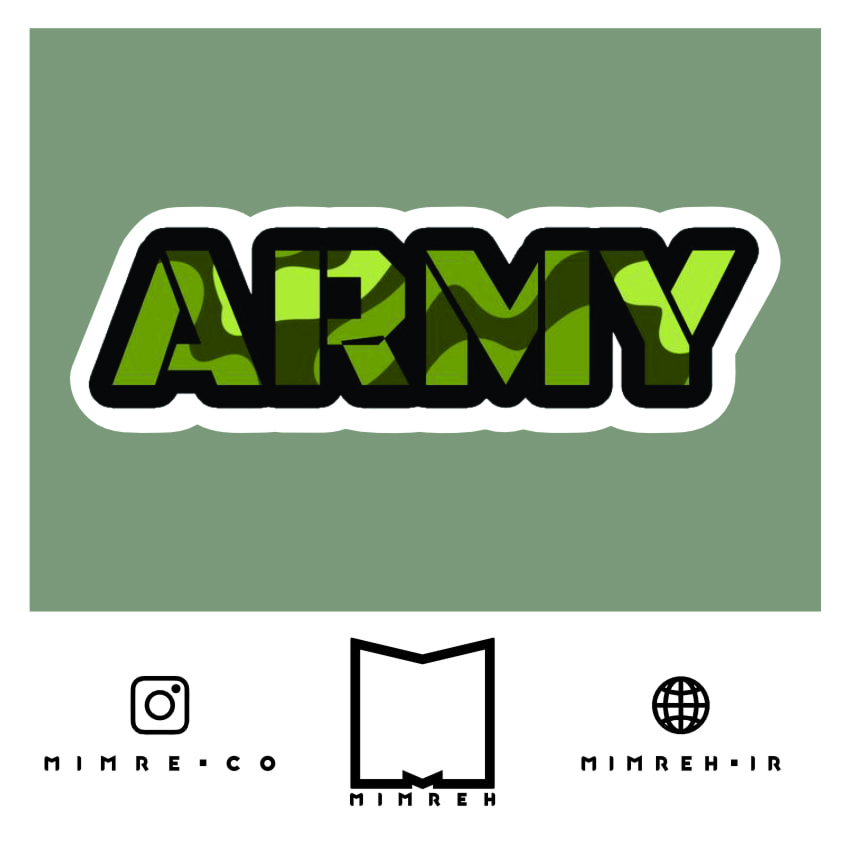 استیکر Army3