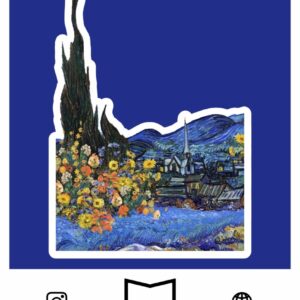 استیکر ونگوگ - Van gogh - starry night