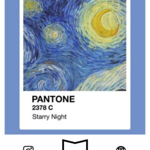 استیکر Starry Night - van Gogh