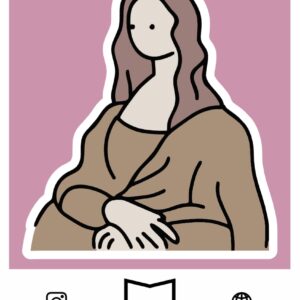 استیکر mona lisa