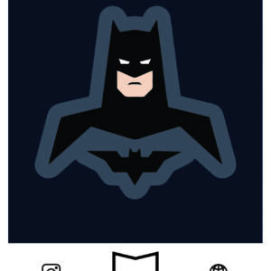 استیکر Bat Man1
