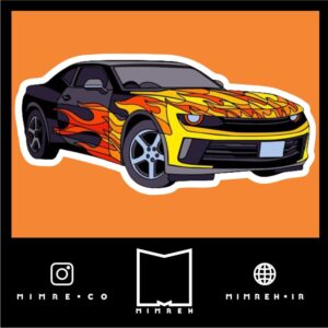 استیکر Car