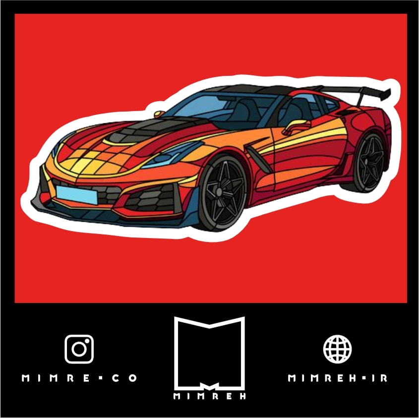 استیکر Corvet