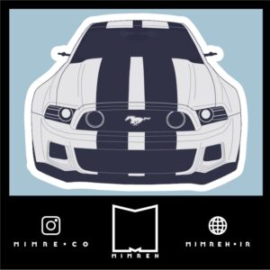 استیکر mustang