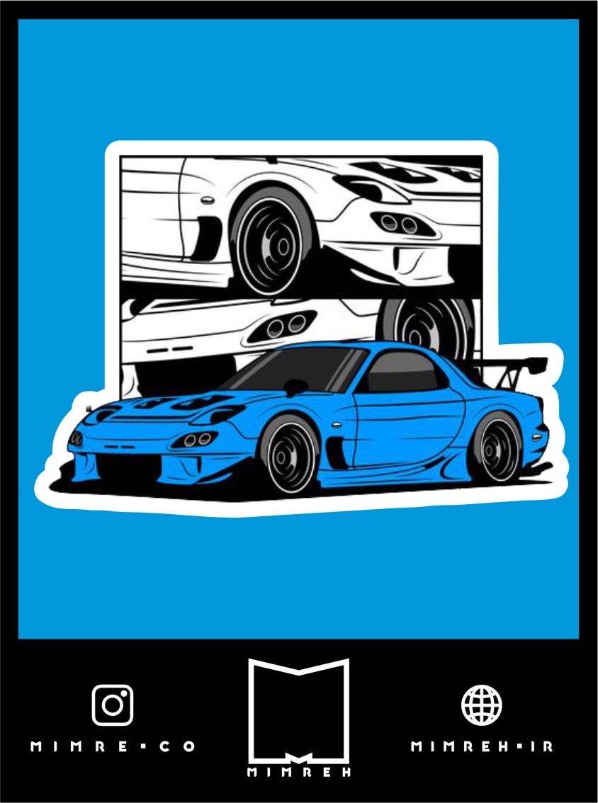 استیکر Car