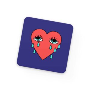 زیر لیوانی Crying Heart